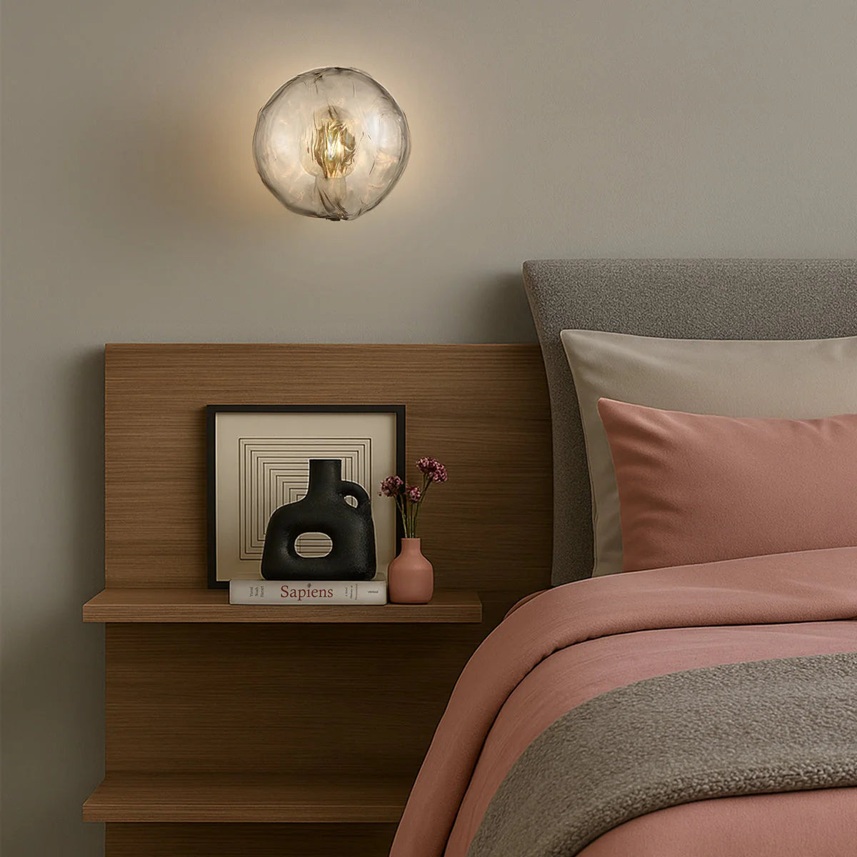 Zecca   Wall Bracket Black/Smoke