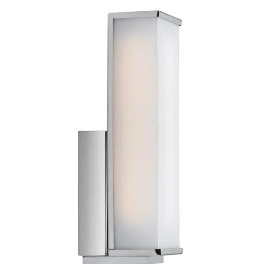 Abela Wall Light Chrome Opal 12w 5000k