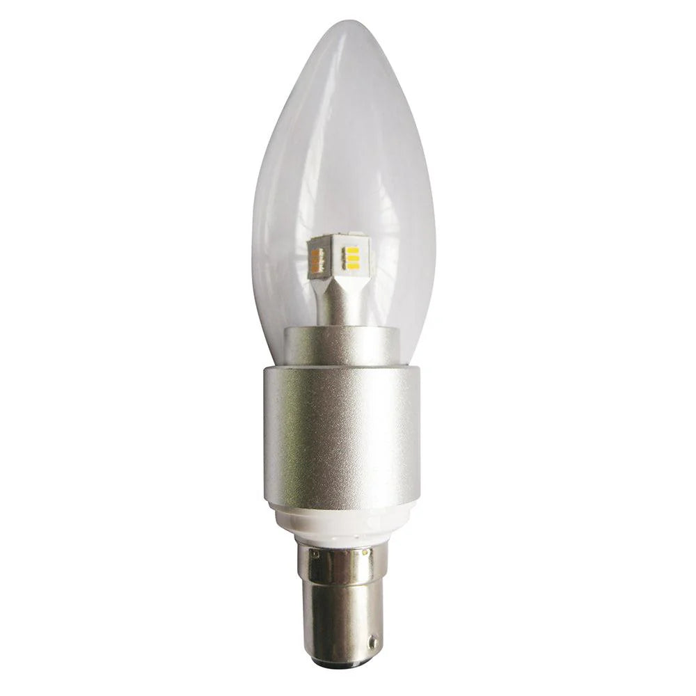 GLOBE LED SBC CAN 4W 3000K CLR 300D 260 Lumens