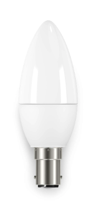 6W Warm White Candle LED Opal Dimmable 3000K B15