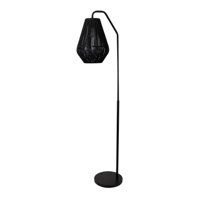 Carter Rope Floor Lamp Black