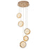YOYO | Gold LED Pendant with 5 Lights