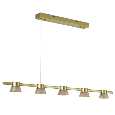 Rocket 1200 Bar Pendant - Gold