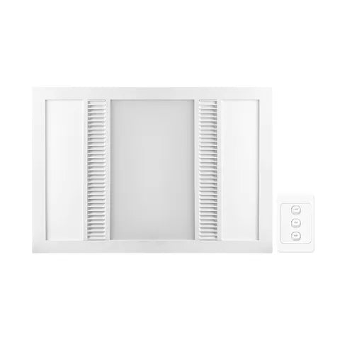 Apex 3in1 Bathroom Heater, Light and Exhaust - White
