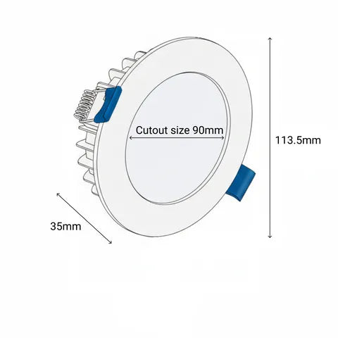 PLUTO N10 10W GU10 LED Tri Colour Dimmable