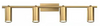 QL3832/4 GOLD | Gold 4 Light Spotlight