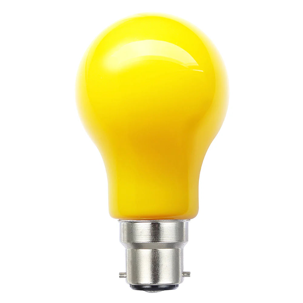 GLS LED 240V 3W BC YELLOW