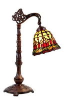 Red Tulip Edwardian Table Lamp