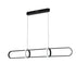 2 Hoop Oblong Pendant 1500mm - Black