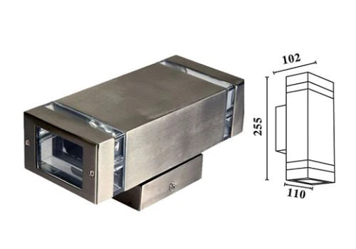 Stainless Steel Square Up/Down 240V IP44