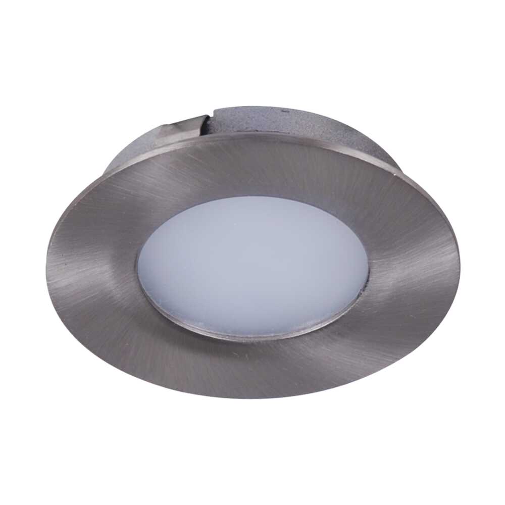 4w Led Cabinet Light 12V Satin Nickel 6000k