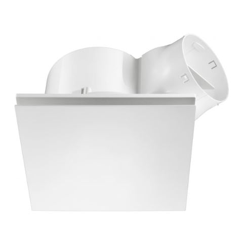 Airbus 300 - Maximum Airflow Premium Quality Side Ducted Exhaust Fan - Extra Low Profile - Square - White