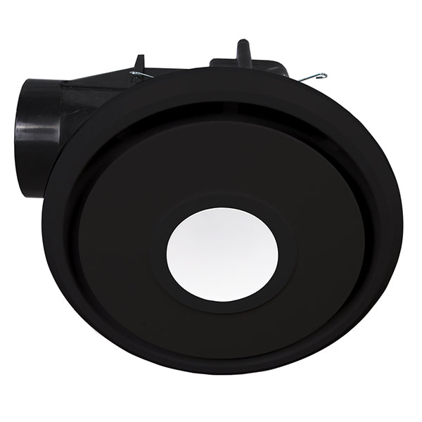 Emeline-II LED 290 Round Black Exhaust Fan and Light