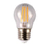 4w Fancy Round Clear E27 Warm White Dimmable