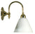 Loxton 1 Light Brass Wall Bracket with Opal Matt Glass