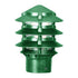 Pagoda Pointed Green Louvered  Post Top