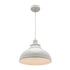 Risto 1 Light White Pendant - C26