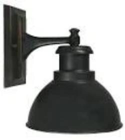 Terminal Exterior Wall Bracket Bronze L115