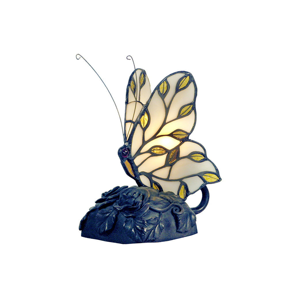 Beige Butterfly Lamp