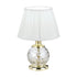 Vivian Table Lamp Gold and White
