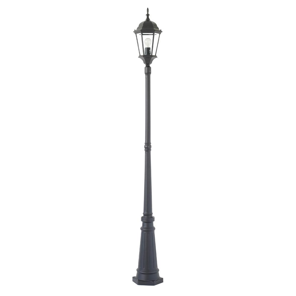 Yarra 1 Light Exterior Post and Post Top Black