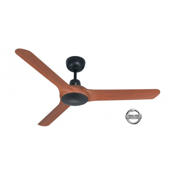 Spyda 56' Teak Fan Only 3 Blade Indoor/Outdoor/Coastal