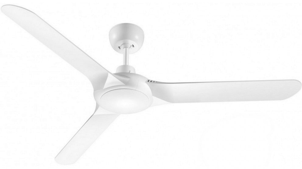 Spyda 62' White Fan Only 3 Blade Indoor/Outdoor/Coastal